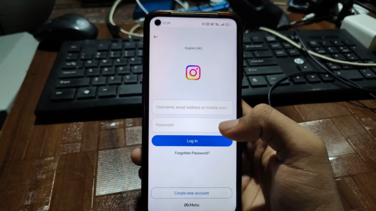 Instagram password reset